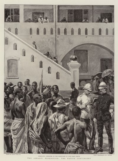 The Ashanti Expedition, the Native Contingent by Frank Dadd